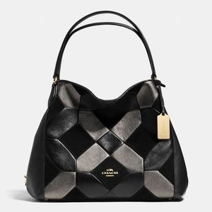 Coach Edie 31 Patchwork Shoulder Bag